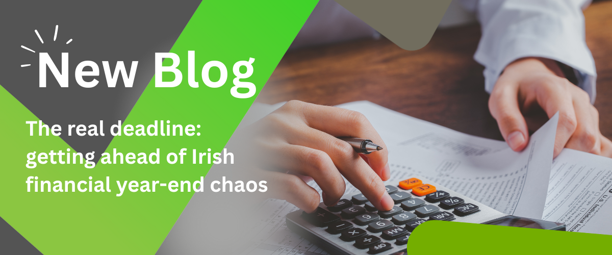 Header image stating Blog with a phot of someone's hands working with a calculator and taking notes 